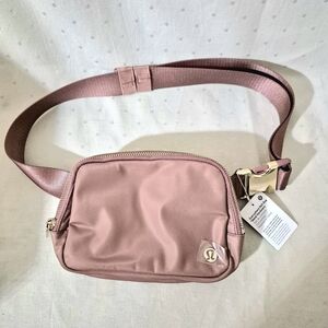 lululemon athletica Rose And Gold Crossbody Bag Metal Hardware
